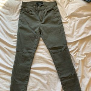Aero High Rise Khaki Jeggings